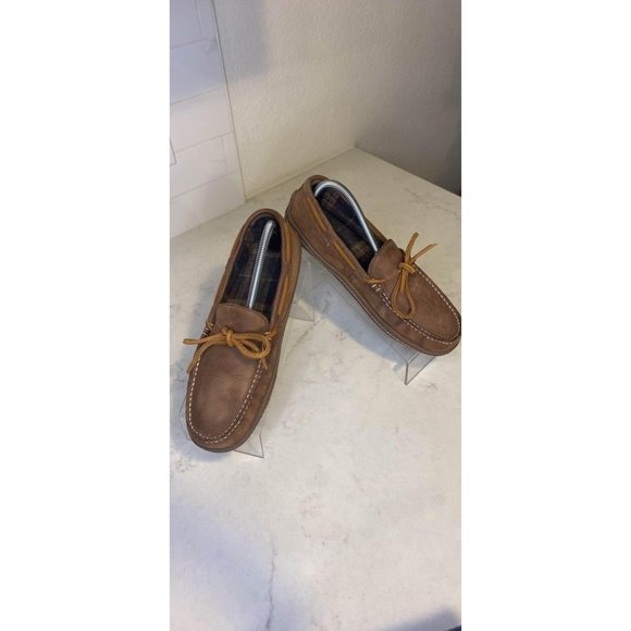Warm and Cozy Men's L.L. Bean Acorn Slippers, Size 9 - Picture 1 of 8